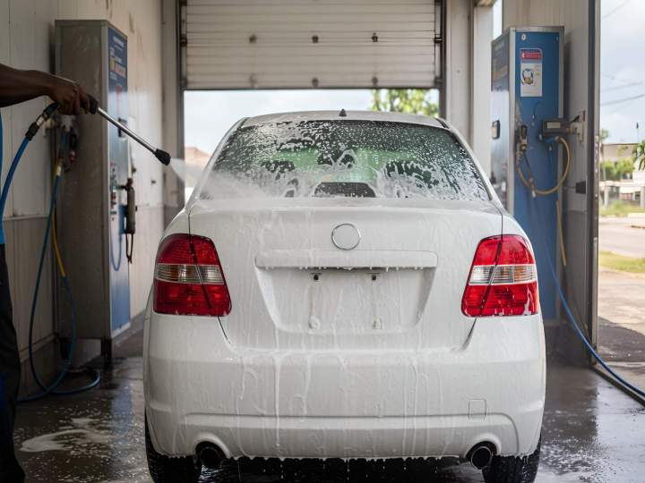 Lavage extérieur de voiture Martinique