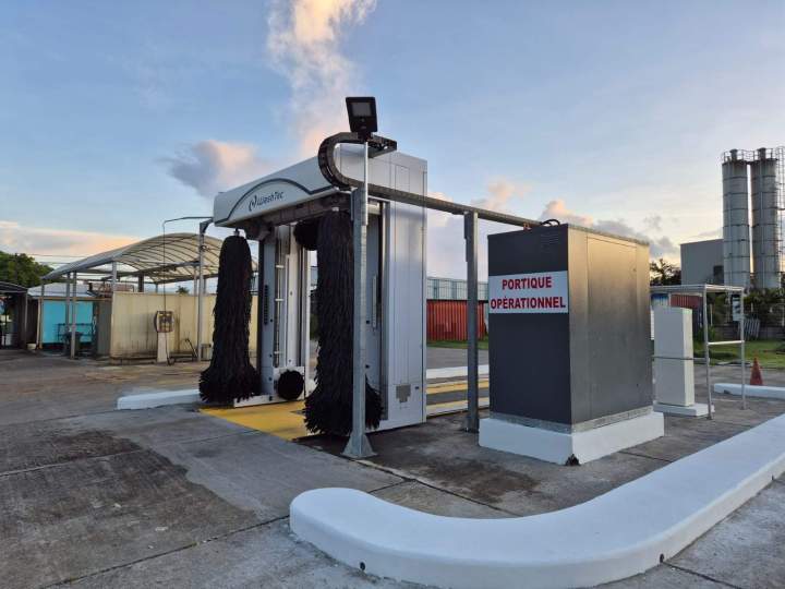 Lavage auto avec portique automatique Martinique